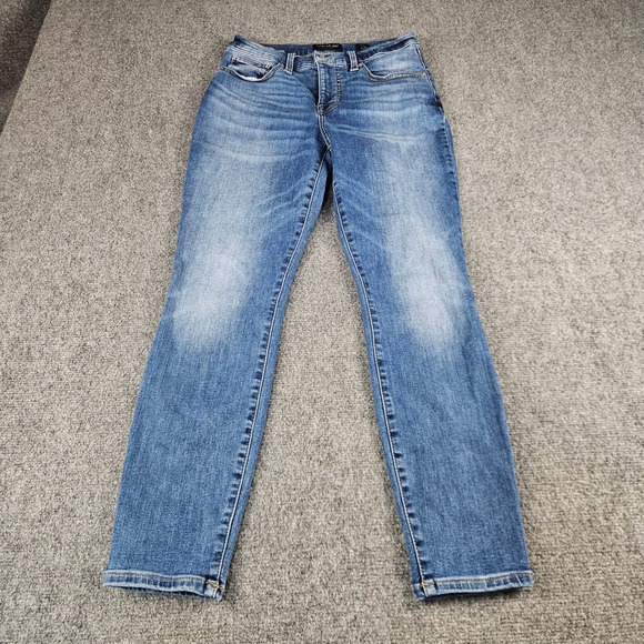 Lucky Brand Denim - Lucky Brand Ava Mid Rise Skinny Ankle Jeans Medium Wash Blue Size 6/28